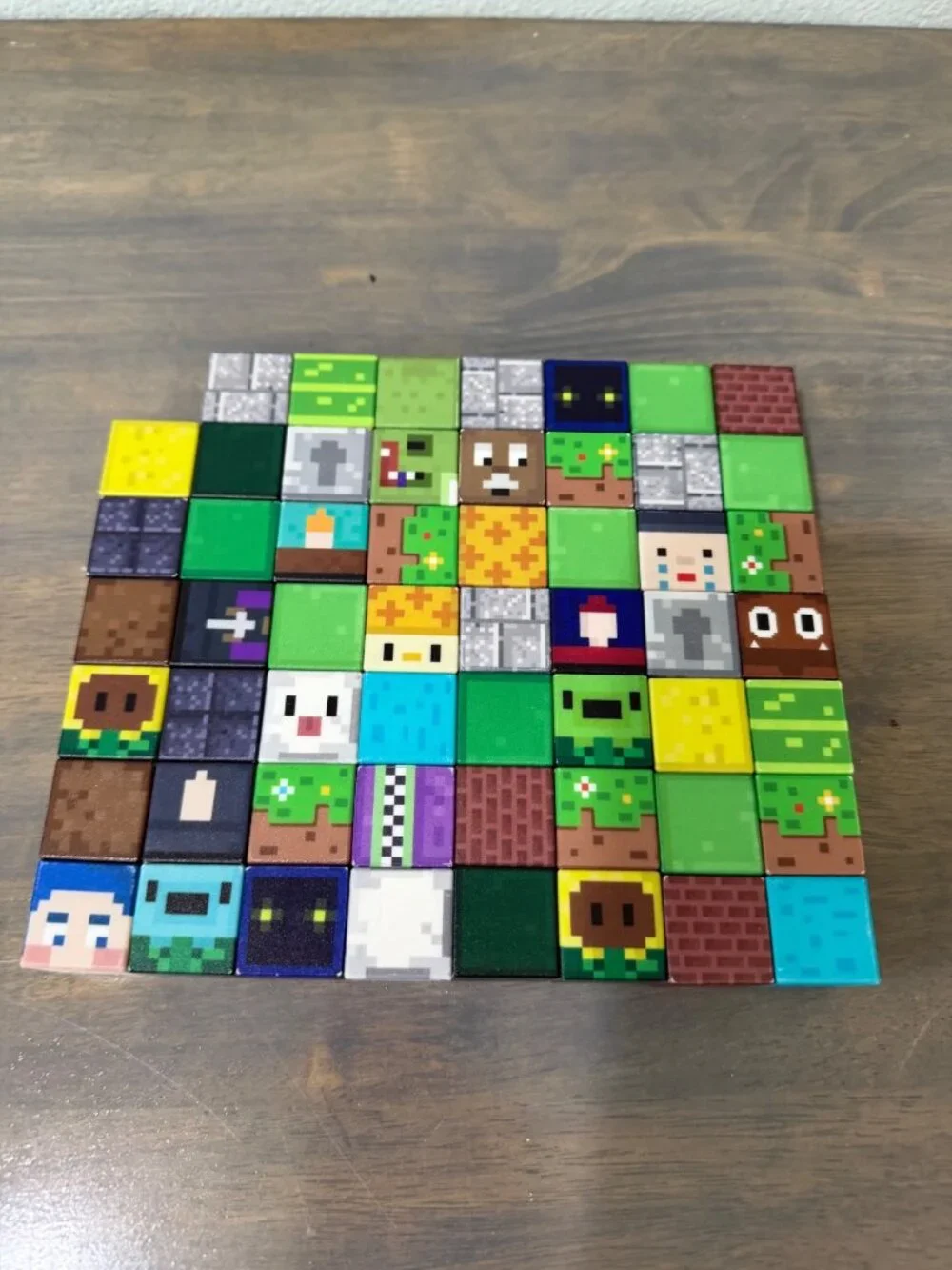 Minecraft Magnetic Building Cubes Lot of 55